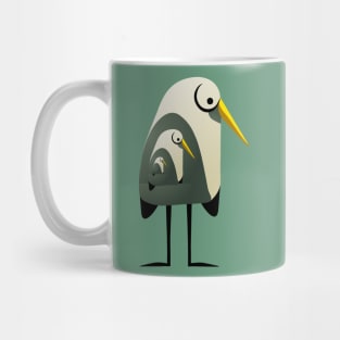 Funny Geometrical Birds - Three in One Mug